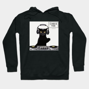 DJ cat Hoodie